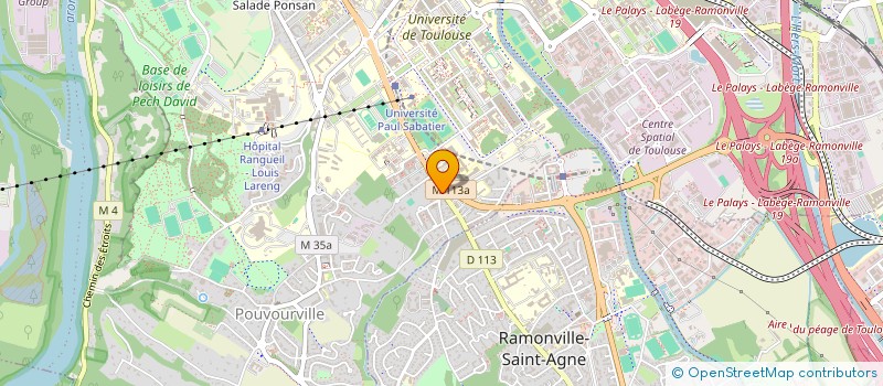 localisation de l'entreprise ACTI'NOT  TOULOUSE