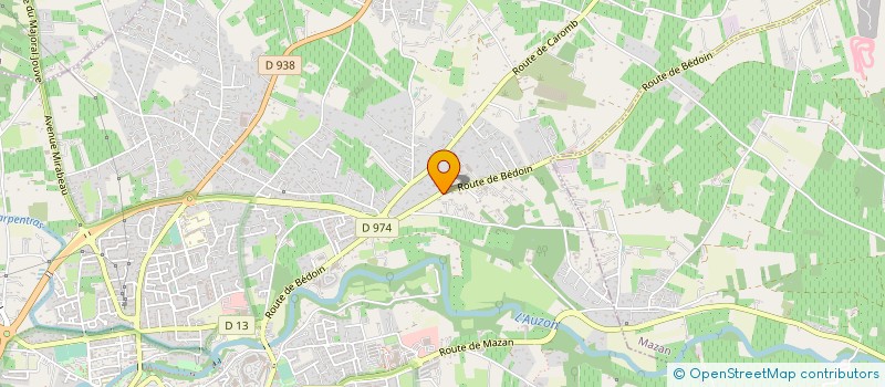 localisation de l'entreprise ACTI PLOMBE  CARPENTRAS