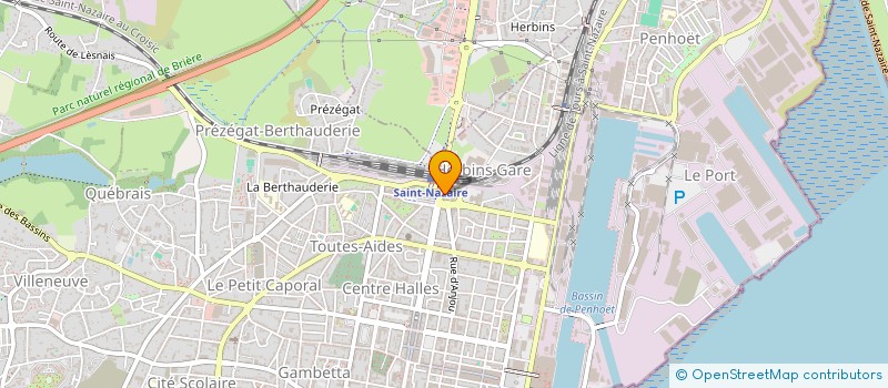 localisation de l'entreprise ACTI PRE MALOU à SAINT-NAZAIRE