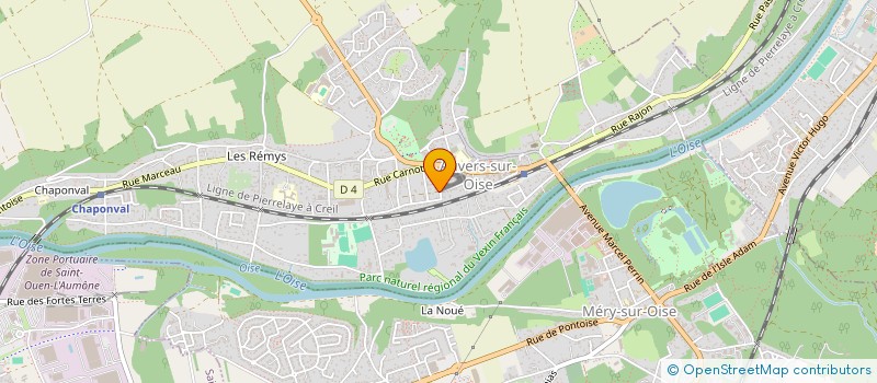 localisation de l'entreprise ACTI RENOV à AUVERS-SUR-OISE