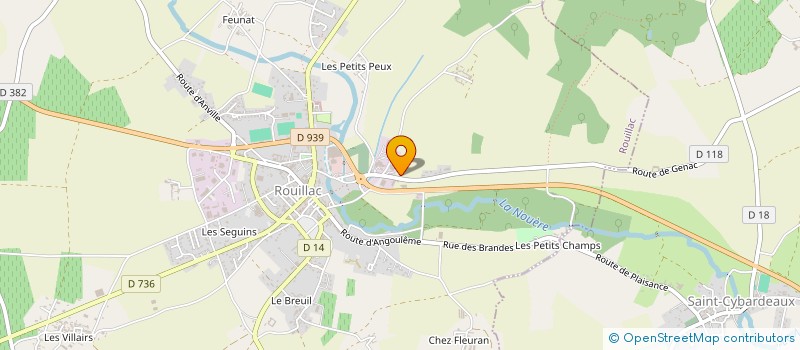 localisation de l'entreprise ACTI SARL (AGENCE DE CONTROLE TECHNIQUE IMMOBILIER) à ROUILLAC