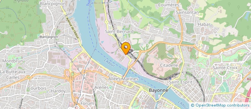 localisation de l'entreprise ACTI SIGNS à BAYONNE