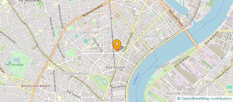 localisation de l'entreprise ACTI SOLUS ELEC  BORDEAUX