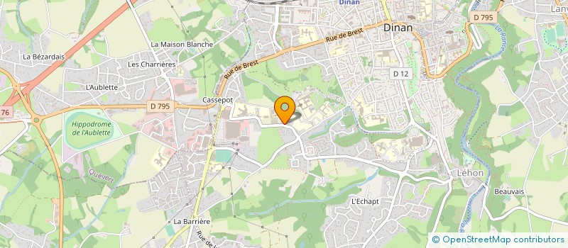 localisation de l'entreprise ACTI SPORTS à DINAN