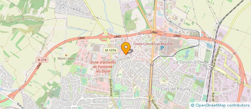 localisation de l'entreprise ACTI-SUD FINANCES à AHUY