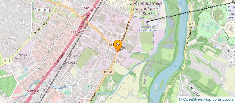 localisation de l'entreprise ACTI VENTE à TOULOUSE