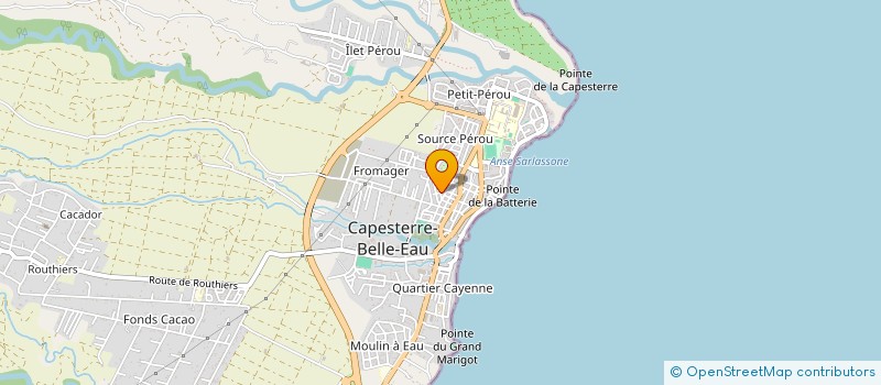 localisation de l'entreprise ACTI'VIE SERVICE à CAPESTERRE-BELLE-EAU