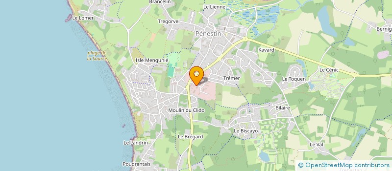 localisation de l'entreprise ACTIBACC à PENESTIN