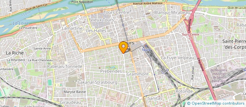localisation de l'entreprise ACTIBAT  TOURS