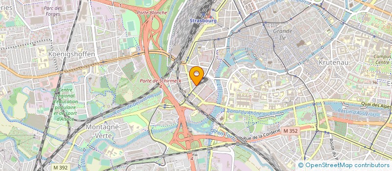 localisation de l'entreprise ACTIBAT.ASSISTANCE.67 à STRASBOURG