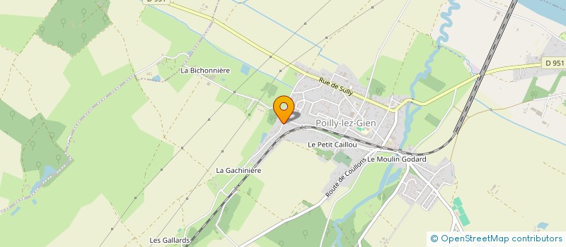 localisation de l'entreprise ACTIBENNE à POILLY-LEZ-GIEN