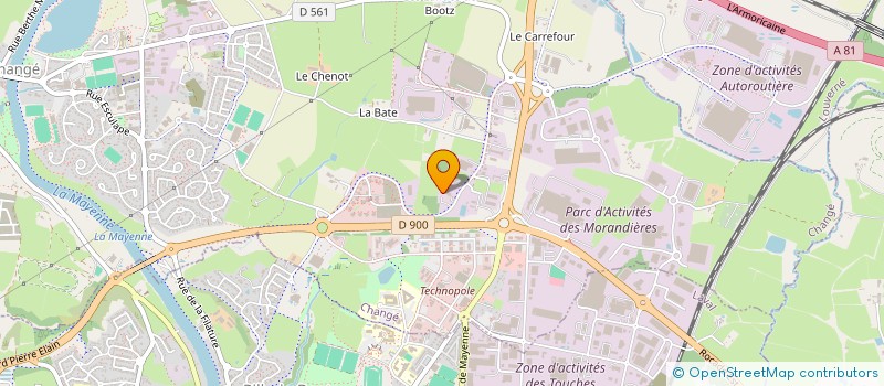 localisation de l'entreprise ACTIBIO à CHANGE