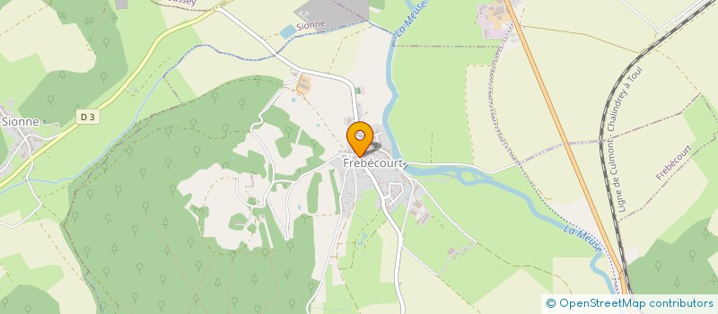 localisation de l'entreprise ACTIBOIS  FREBECOURT