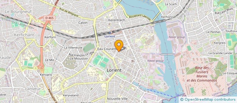localisation de l'entreprise ACTIBREIZH ANIMATION 202 à LORIENT