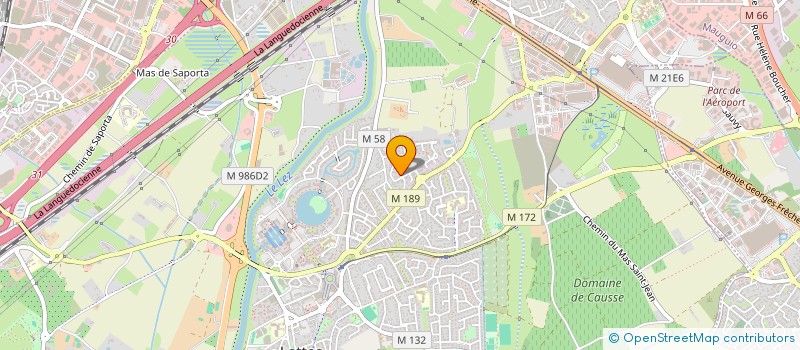 localisation de l'entreprise ACTIBRU  LATTES