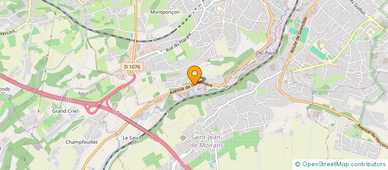 localisation de l'entreprise ACTIBUS à VOIRON