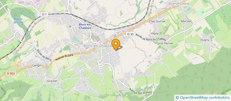 localisation de l'entreprise ACTICAM MANAGEMENT  BONS-EN-CHABLAIS