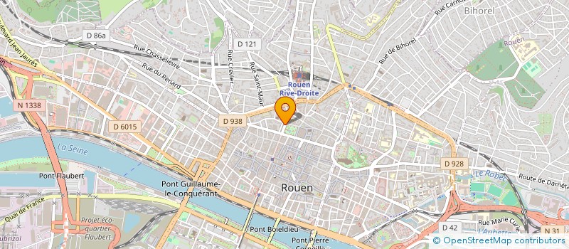 localisation de l'entreprise ACTICAP à ROUEN