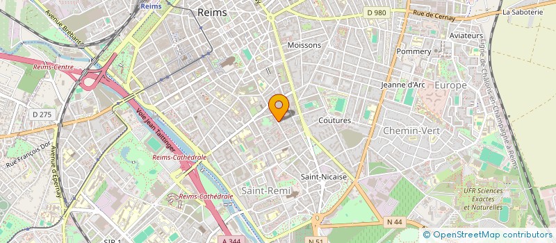 localisation de l'entreprise ACTICOM FIRST CONSULTING  REIMS