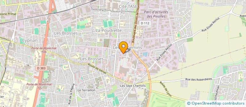 localisation de l'entreprise ACTICONTROLE  VAULX-EN-VELIN