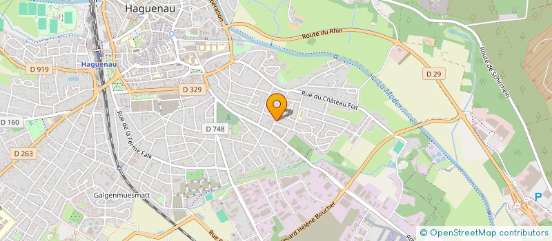 localisation de l'entreprise ACTIDAG  HAGUENAU