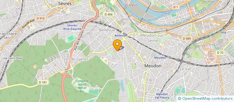 localisation de l'entreprise ACTIDOME  MEUDON