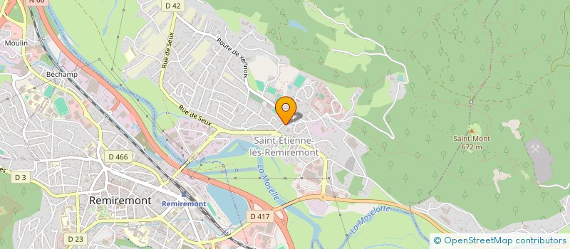 localisation de l'entreprise ACTIF à SAINT-ETIENNE-LES-REMIREMONT