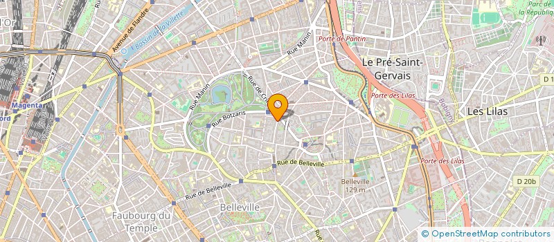 localisation de l'entreprise ACTIF à PARIS