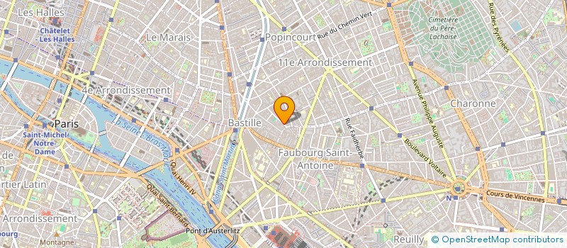 localisation de l'entreprise ACTIF  PARIS