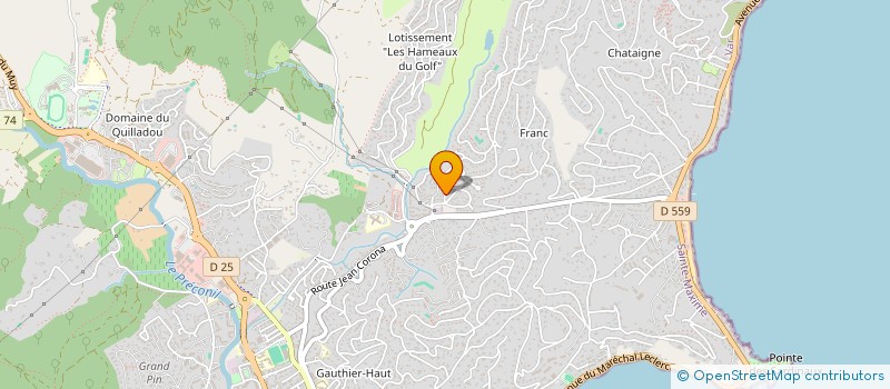 localisation de l'entreprise ACTIF à SAINTE-MAXIME