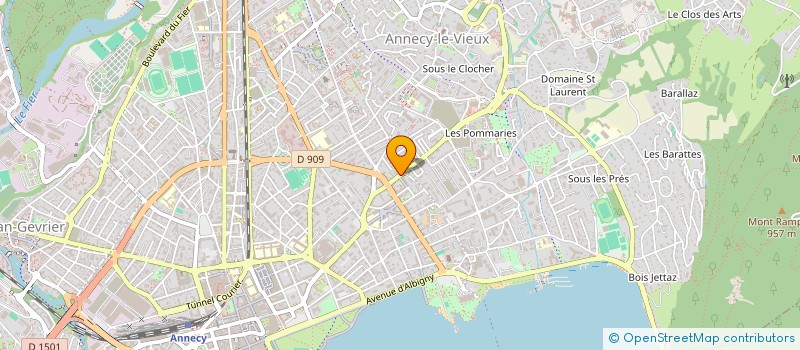 localisation de l'entreprise ACTIF à ANNECY