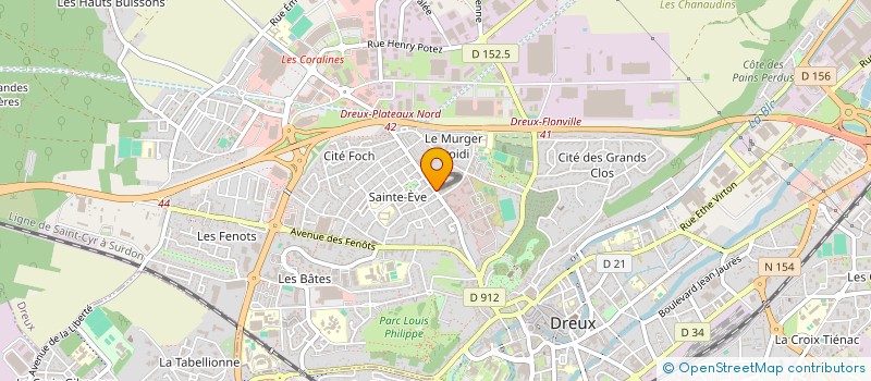 localisation de l'entreprise ACTIF à DREUX