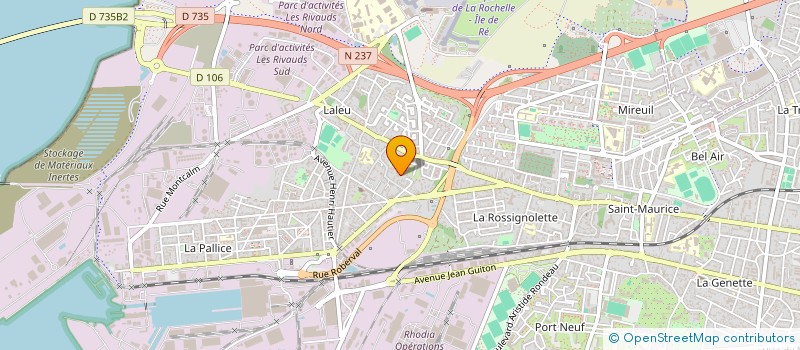 localisation de l'entreprise ACTIF  LA ROCHELLE