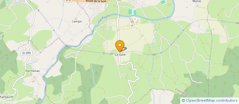 localisation de l'entreprise ACTIF  CHOMERAC