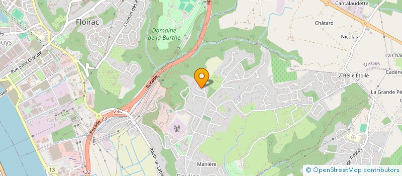 localisation de l'entreprise ACTIF & ASSOCIES  FLOIRAC