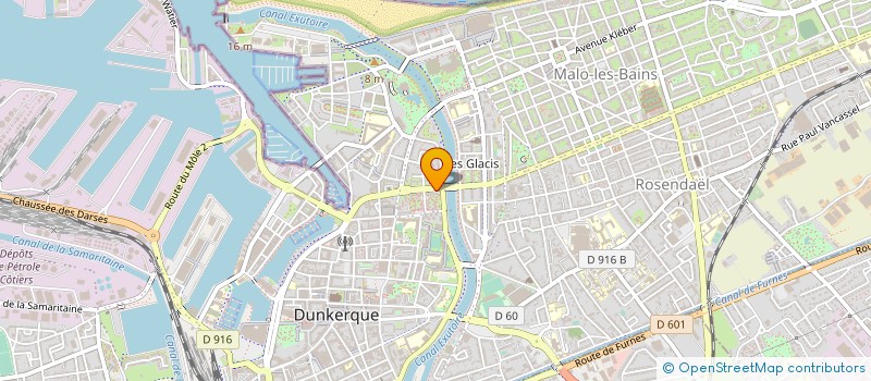 localisation de l'entreprise ACTIF ASSUR à DUNKERQUE
