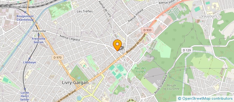 localisation de l'entreprise ACTIF BATIMENT à LIVRY-GARGAN