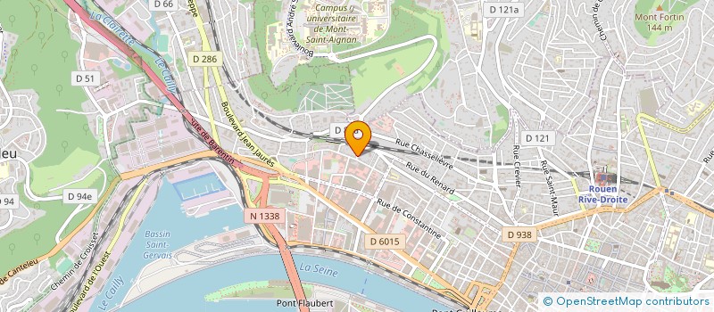 localisation de l'entreprise ACTIF BURO à ROUEN