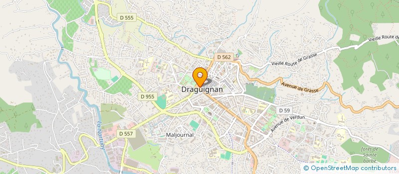 localisation de l'entreprise ACTIF BURO SERVICE  DRAGUIGNAN