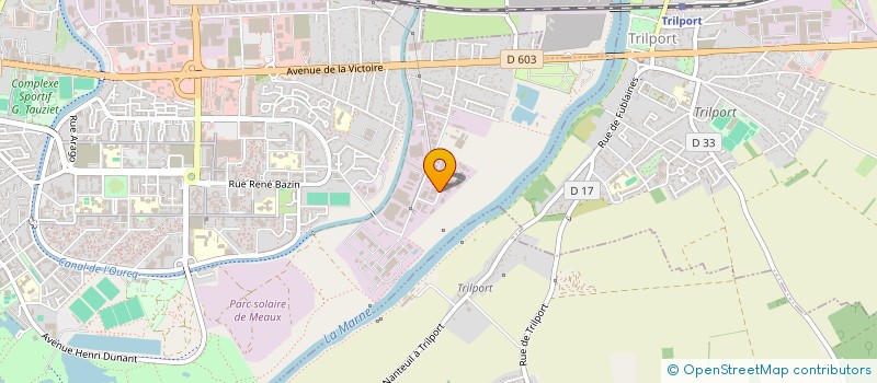 localisation de l'entreprise ACTIF CARRELAGE à MEAUX