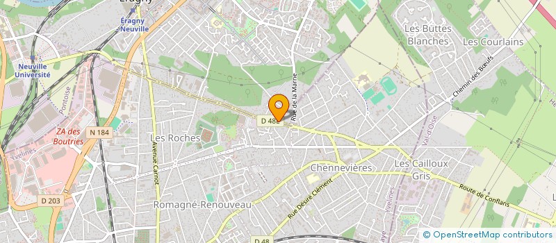 localisation de l'entreprise ACTIF CONFORT  ERAGNY