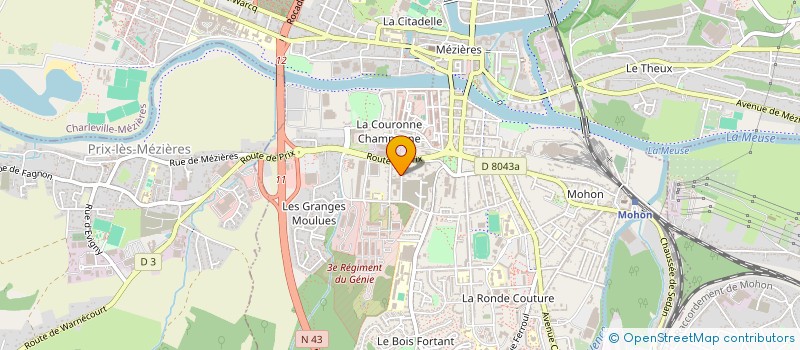 localisation de l'entreprise ACTIF DEMEN FORGEOT ANC ETABL LAPASIN  VILLERS-SEMEUSE