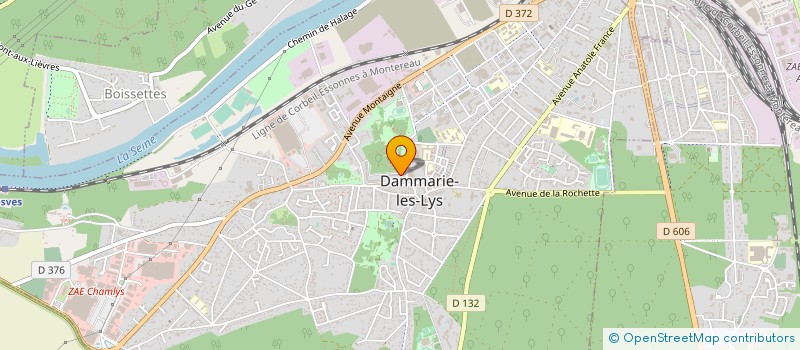 localisation de l'entreprise ACTIF DEMENAGEMENT à DAMMARIE-LES-LYS