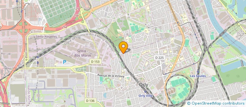 localisation de l'entreprise ACTIF ENVIRONNEMENT  ORLY