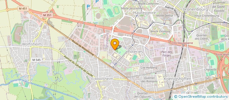 localisation de l'entreprise ACTIF.FR à STRASBOURG