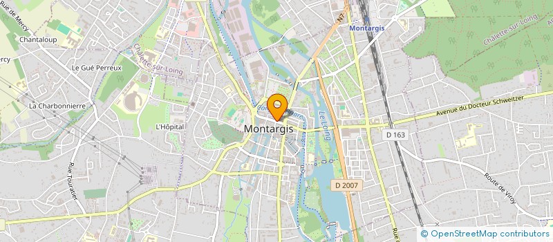 localisation de l'entreprise ACTIF IMMOBILIER à MONTARGIS