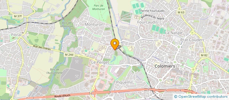 localisation de l'entreprise ACTIF INVEST à COLOMIERS