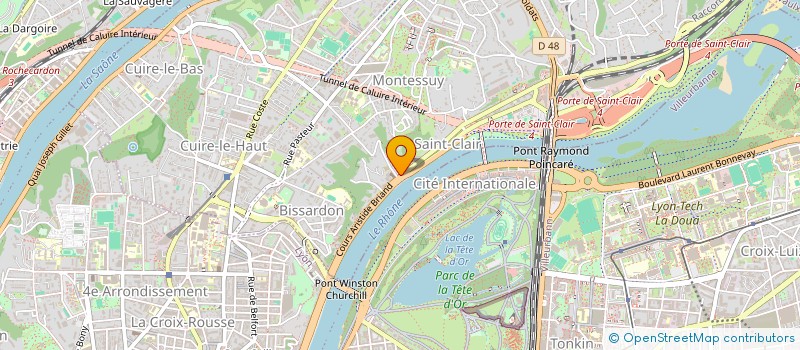 localisation de l'entreprise ACTIF INVEST PATRIMOINE  CALUIRE-ET-CUIRE