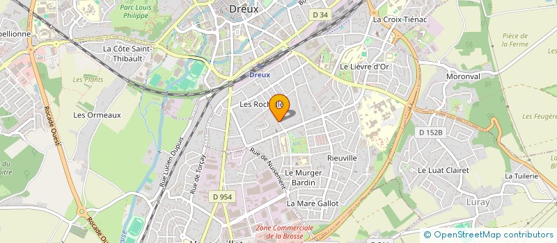localisation de l'entreprise ACTIF ISO à DREUX