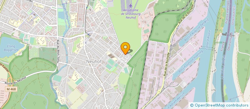 localisation de l'entreprise ACTIF MED à STRASBOURG